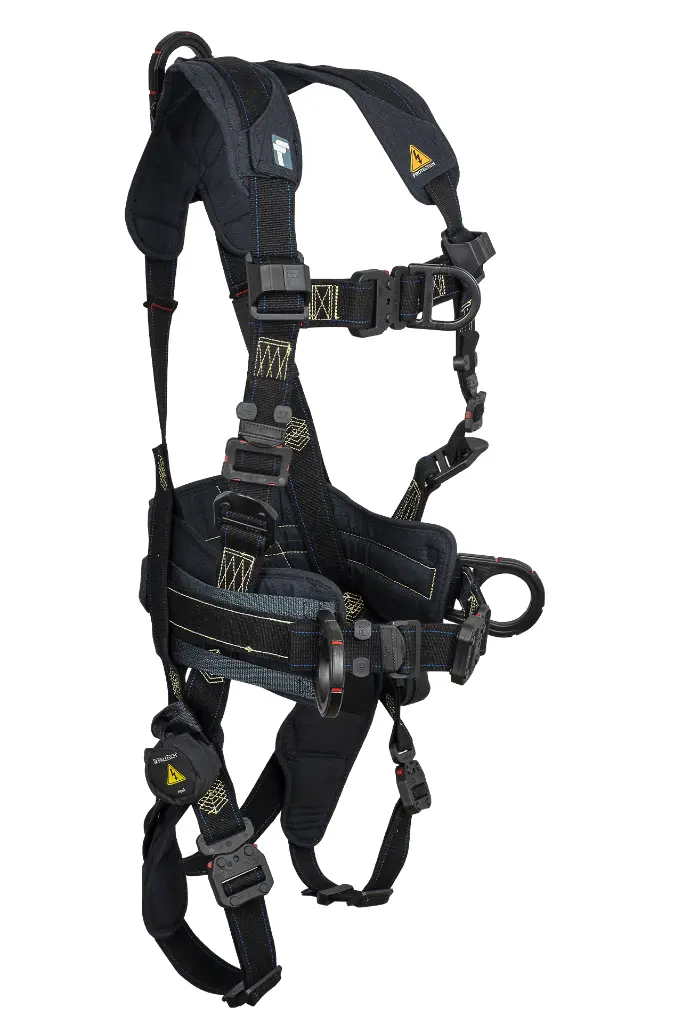 Arc Flash Nomex® 4D Climbing Non-belted Full Body Harness, Quick Connect Adjustments