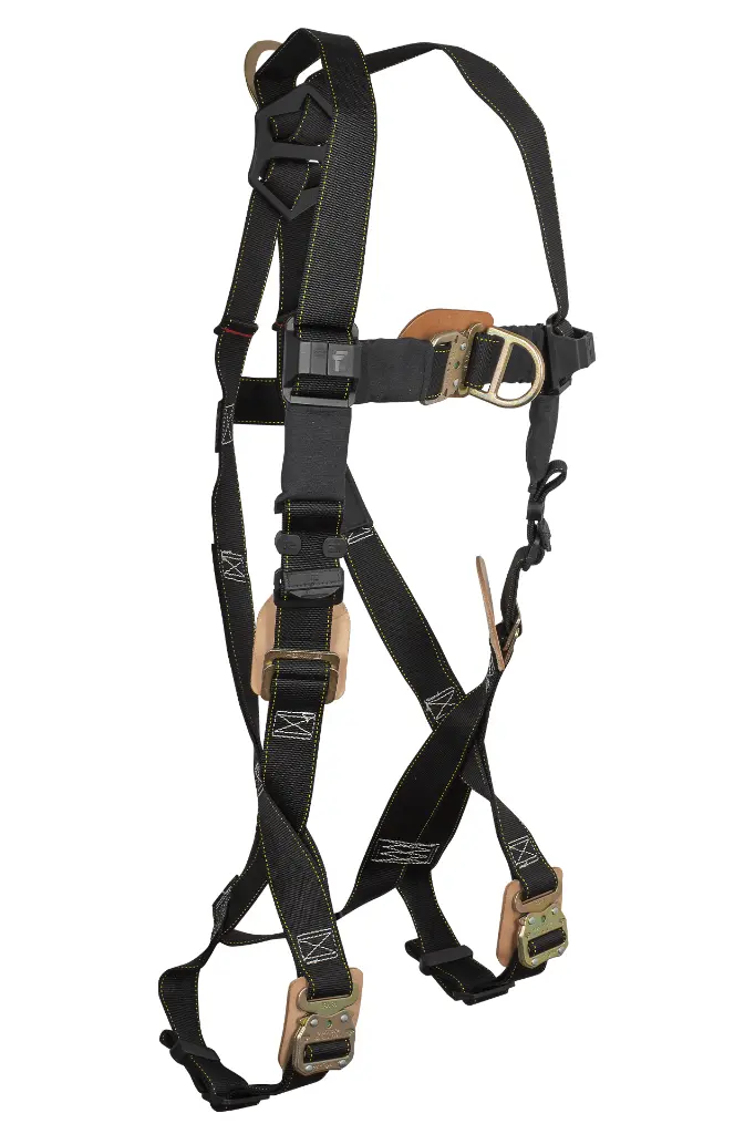 Arc Flash Nylon 2D Climbing Non-belted Full Body Harness, Quick Connect Adjustments