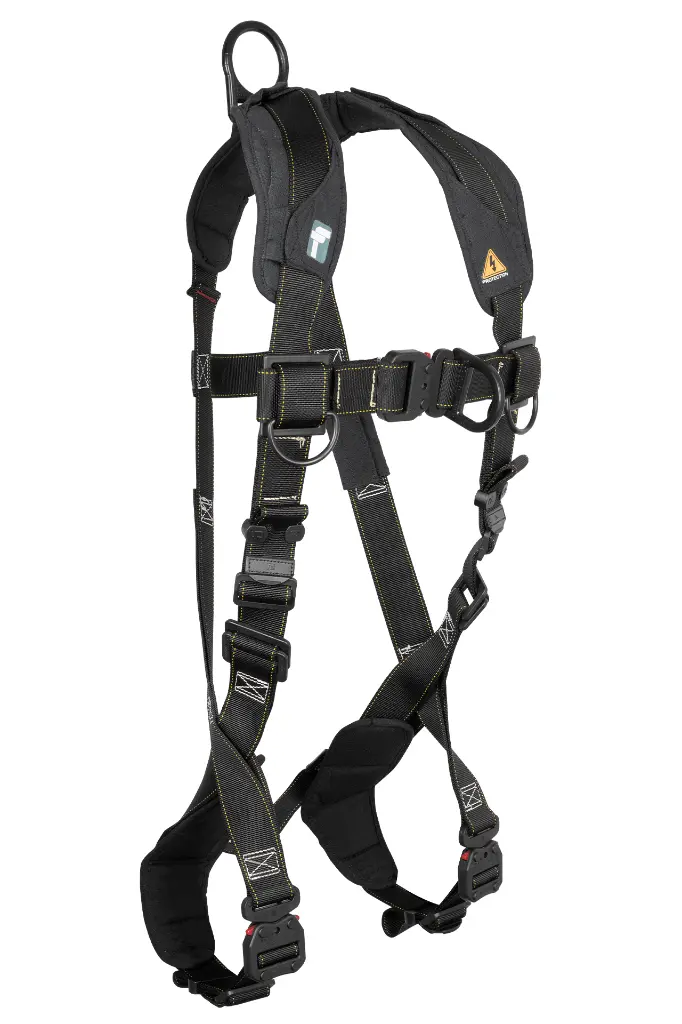 Arc Flash Nylon 2D Climbing Non-belted Full Body Harness, Quick-connect Adjustments