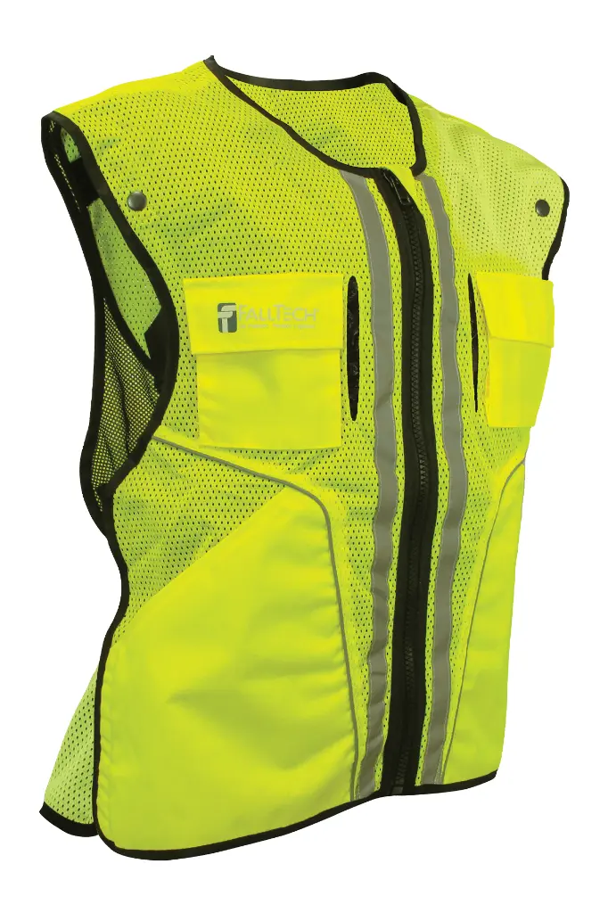 Construction Grade High-visibility Lime Safety Vest