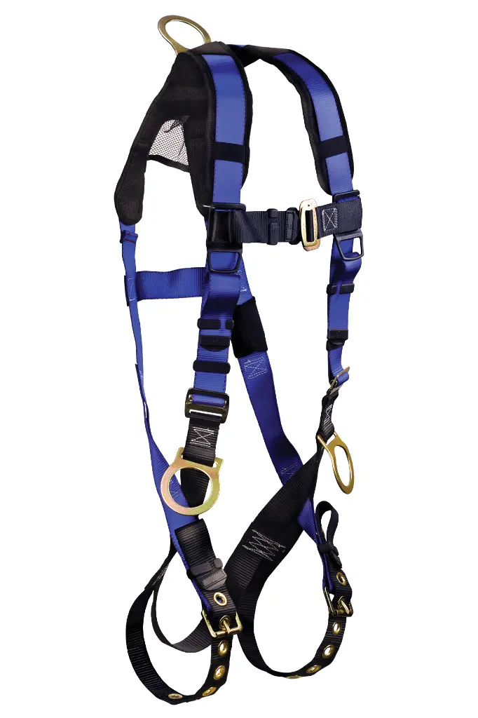 Contractor+ 3D Standard Non-belted Full Body Harness, Tongue Buckle Leg Adjustment