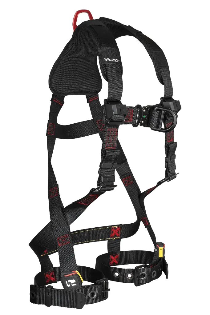FT-Iron™ 2D Climbing Non-Belted Full Body Harness, Tongue Buckle Leg Adjustments