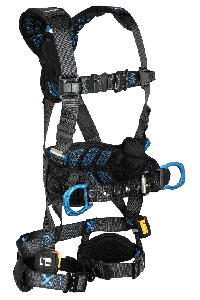 FT-One™ 3D Construction Belted Full Body Harness, Quick Connect Adjustments