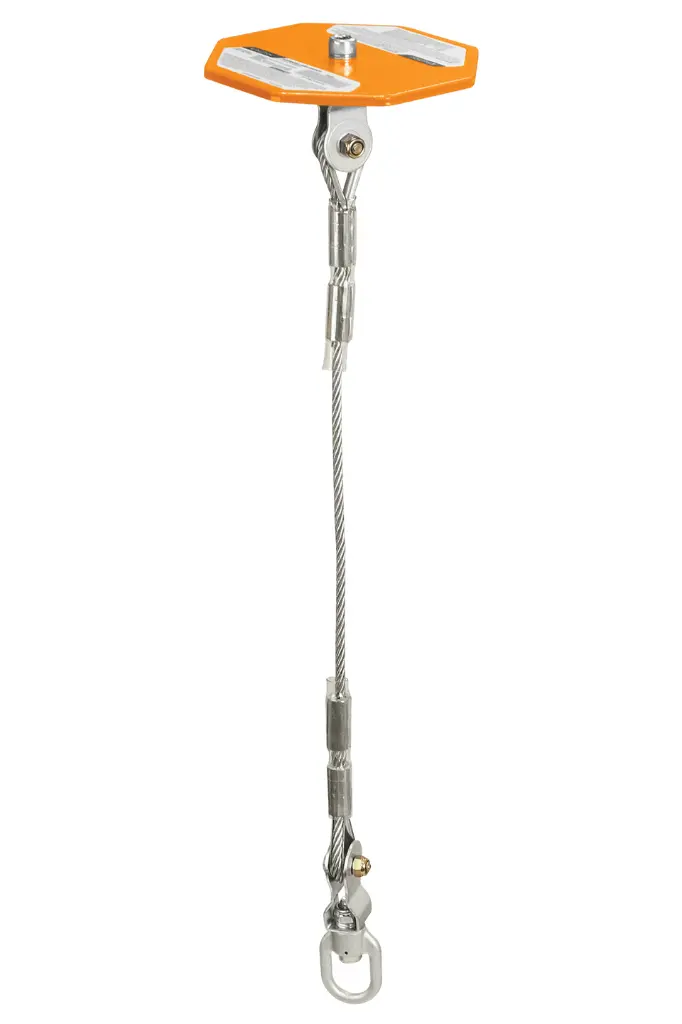 Suspended Cable Anchor for Drop-through Installation