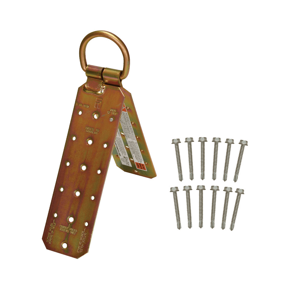 Hinged Reusable Anchor for Steel Deck and Metal Roofing