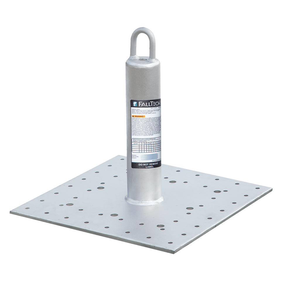 Post Anchor with Welded-eye for Wood, Concrete and Steel