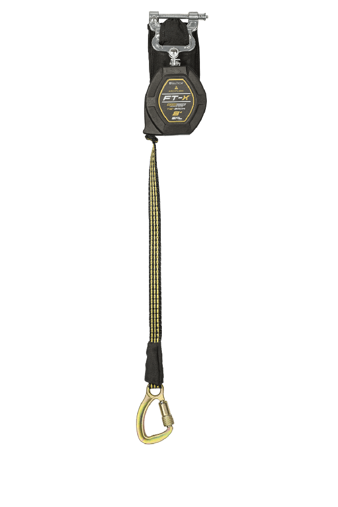 8' FT-X™ EdgeCore™ Arc Flash Tie-Back Class 2 Leading Edge Personal SRL-P, Single-leg 
