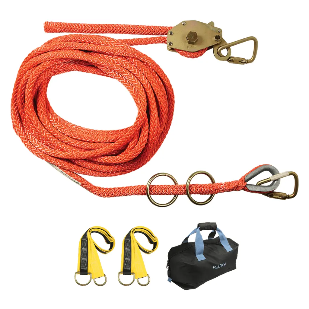 100' Temporary Rope HLL System; 2-person