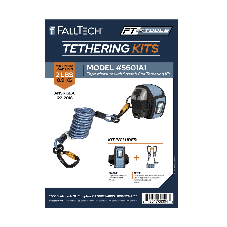 Tool Tethering Kit, 2 lb, Tape Measure