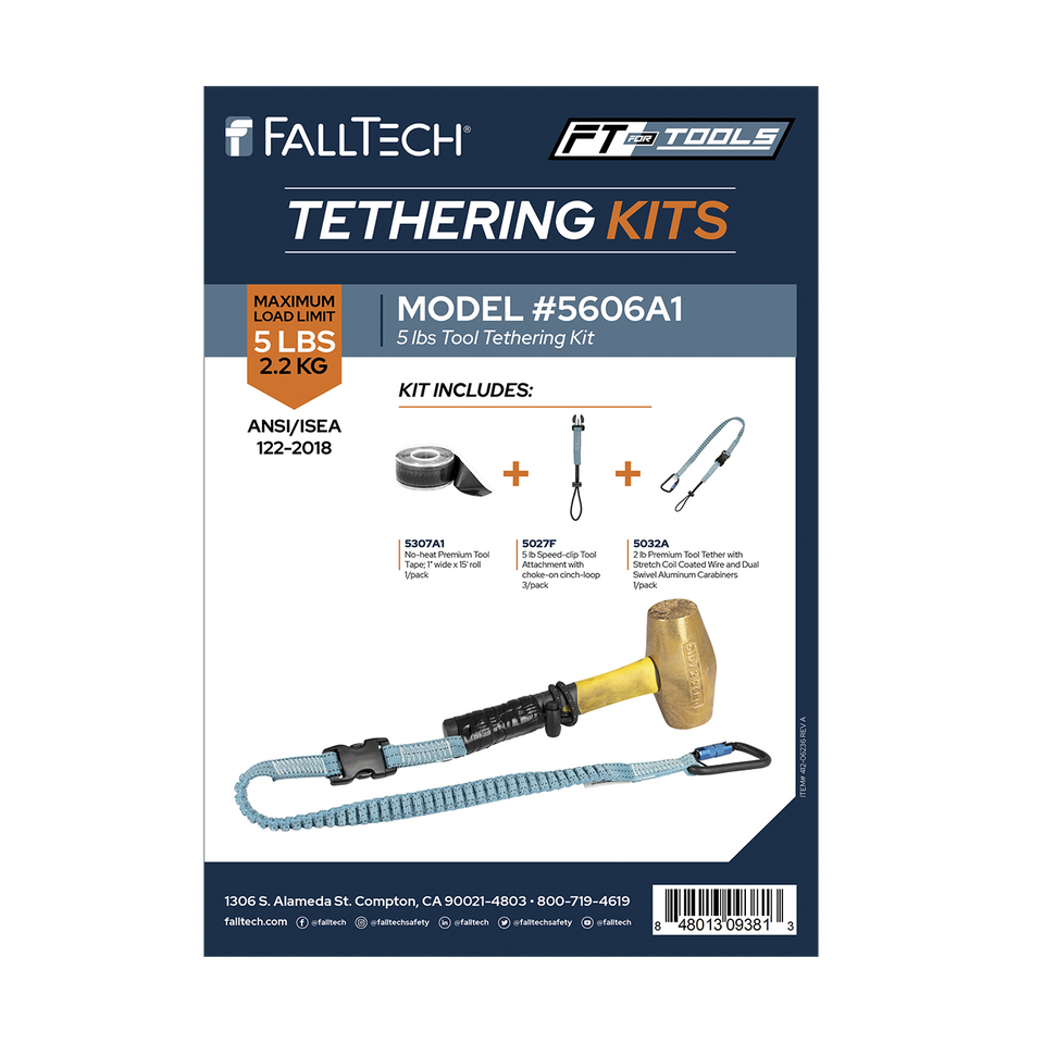 Tool Tethering Kit, 5 lb, Stretch Web