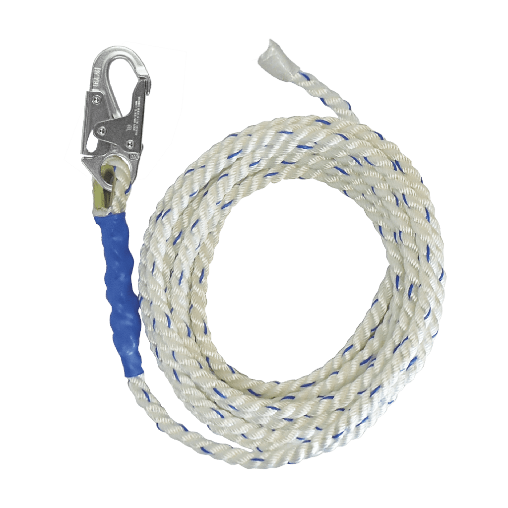 Premium Polyester Blend Vertical Lifeline with Taped End