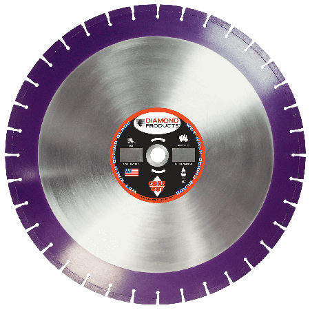 Imperial Purple Cured Concrete Blades