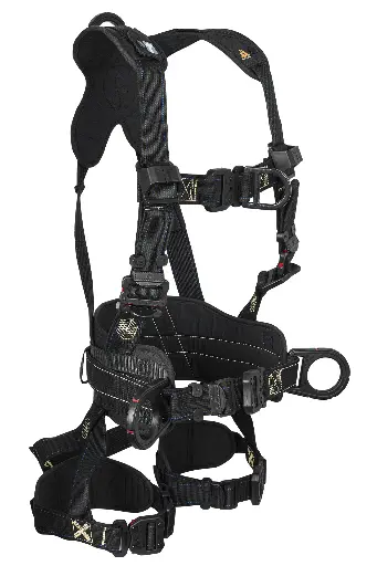 Arc Flash 4D Construction Climbing Full Body Harness, Overmolded Quick Connect Adjustments
