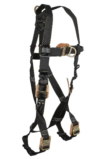 Arc Flash Nylon 2D Climbing Non-belted Full Body Harness, Quick Connect Adjustments