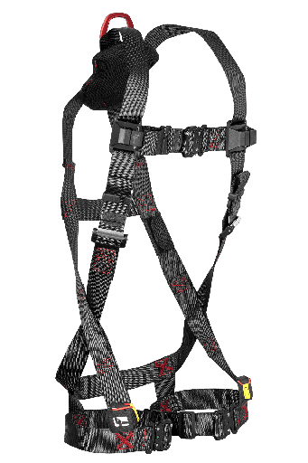FT-Iron 1D Standard Non-Belted Full Body Harness, Quick Connect Buckle Leg Adjustment