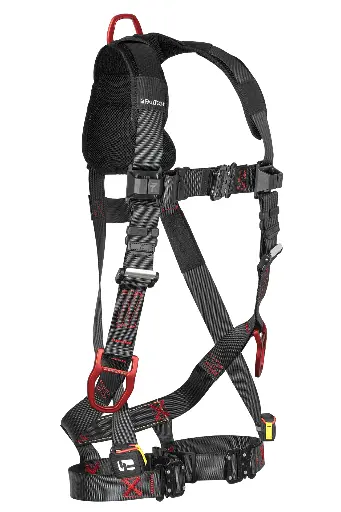 [8142QC] FT-Iron 3D Standard Non-belted Full Body Harness, Quick Connect Buckle Leg Adjustment