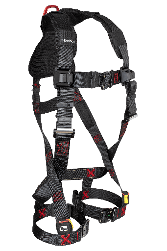 FT-Iron™ 1D Standard Non-Belted Full Body Harness, Quick Connect Buckle Leg Adjustment