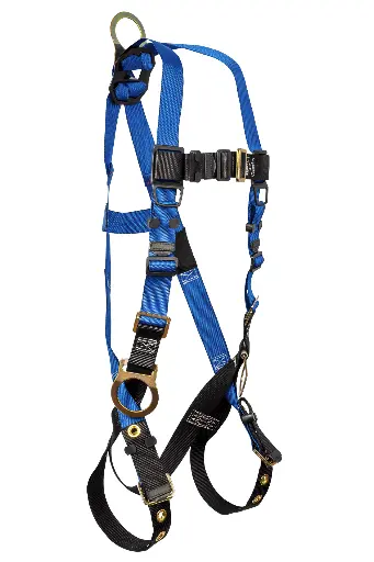 Hi-Vis Lime Class 2 Vest with 3D Standard Non-belted Full Body Harness