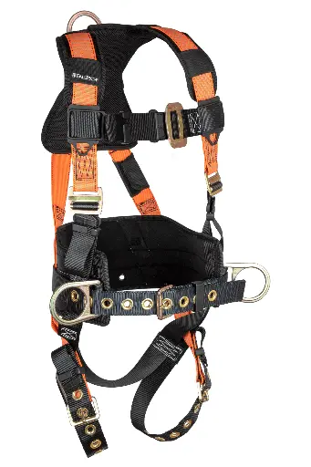 [7078BHVD] Hi-Vis Tradesman® Plus 3D Construction Belted Full Body Harness