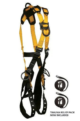 [7029B] Journeyman Flex® Aluminum 4D Cross-over Climbing Full Body Harness