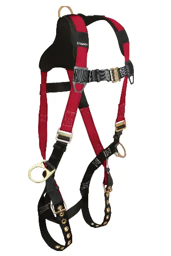 [7010B] Tradesman® Plus 3D Standard Non-belted Full Body Harness, Tongue Buckle Leg Adjustment