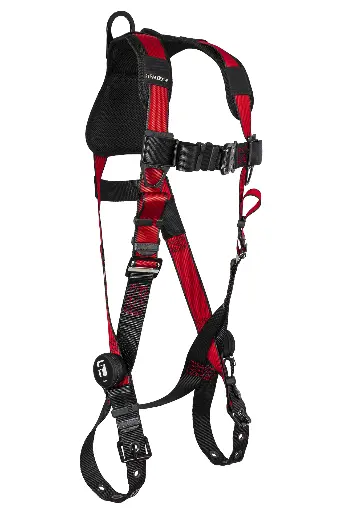 Tradesman® Pro 1D Standard Non-belted Full Body Harness, Tongue Buckle Leg Adjustments