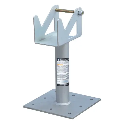 Post Anchor with Rotating SRL Cradle for Concrete and Steel