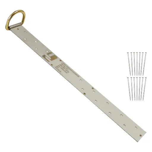 [7434] 17" Single-D Permanent Roof Anchor for Wood