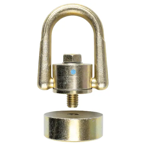 [7393BW] Rotating Weld-on D-Ring Anchor w/Puck + Bolt, 10k