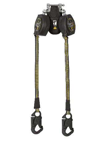 8' FT-X™ EdgeCore™ Arc Flash Class 2 Leading Edge Personal SRL-P, Twin-leg 