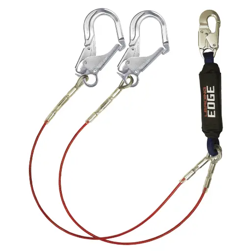 6' Leading Edge Cable Energy Absorbing Lanyard
