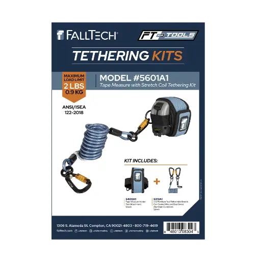 Tool Tethering Kit, 2 lb, Tape Measure