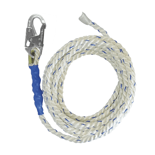 Premium Polyester Blend Vertical Lifeline with Taped End