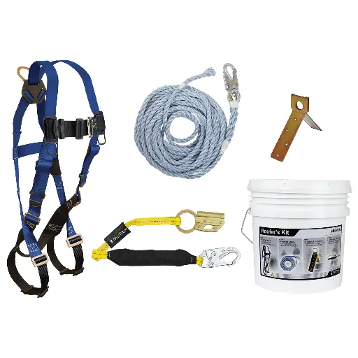 [8592A] Roofer's Kit with Single-use Anchor and Manual Rope Adjuster